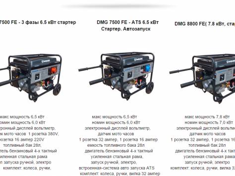 Генераторы DeMark и Hyundai , фотография 5