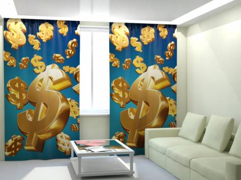 Фотошторы для гостинной и спальни, фотография 10