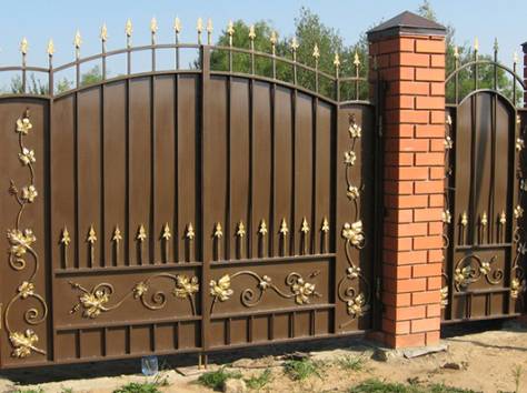 Кованые изделия на заказ: ворота, перила, решетки и др., фотография 1