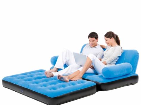 НАДУВНОЙ ДИВАН С ВЕЛЮРОМ BESTWAY 67356, фотография 2