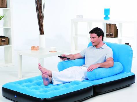 МНОГОФУНКЦИОНАЛЬНЫЙ ДИВАН С ВЕЛЮРОМ BESTWAY 67277, фотография 1