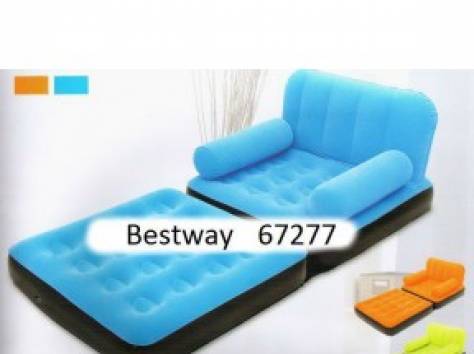 МНОГОФУНКЦИОНАЛЬНЫЙ ДИВАН С ВЕЛЮРОМ BESTWAY 67277, фотография 2