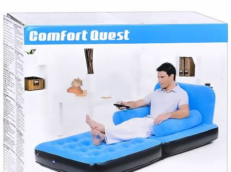 МНОГОФУНКЦИОНАЛЬНЫЙ ДИВАН С ВЕЛЮРОМ BESTWAY 67277, фотография 6