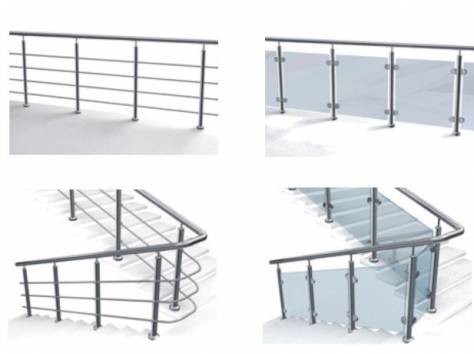 Перила из нержавеющей стали, фотография 1