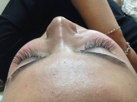 Наращивание ресниц на дому, фотография 1