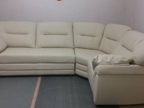 Продам новый кожаный диван, фотография 1