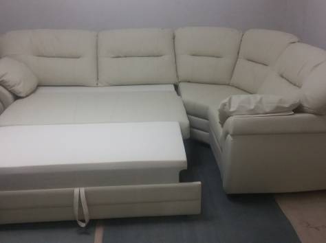 Продам новый кожаный диван, фотография 2