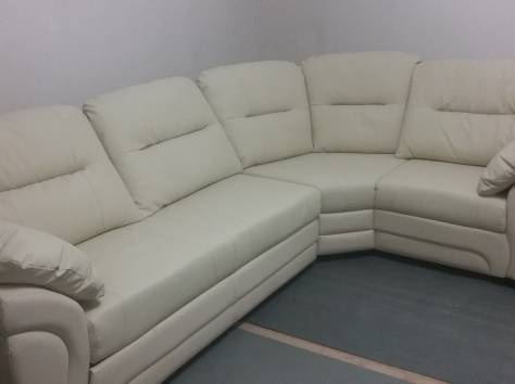 Продам новый кожаный диван, фотография 3