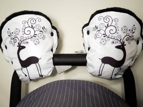 Муфточка-варежки для коляски, фотография 3