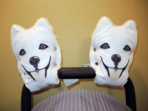 Муфточка-варежки для коляски, фотография 5