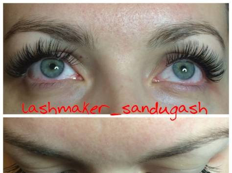 наращивание ресниц, фотография 1