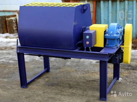 обновальный бетоносмеситель с горизонтальным валом , фотография 1