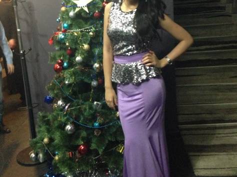 Вечернее платье с баской, фотография 2