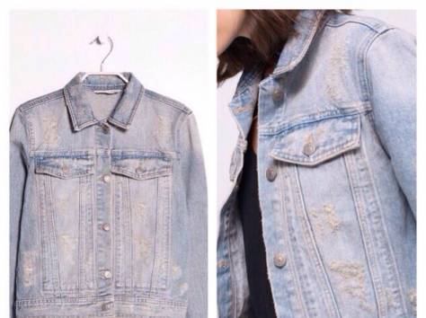 Стильная  джинсовая куртка размер XL, фотография 1