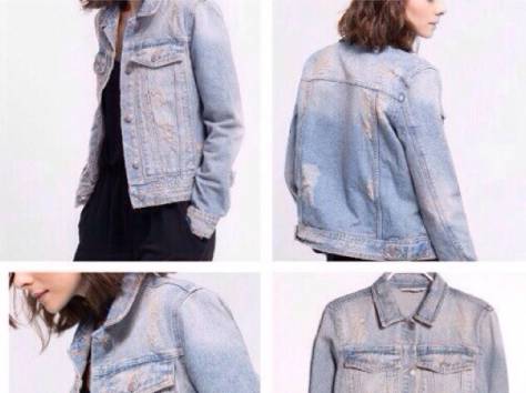 Стильная  джинсовая куртка размер XL, фотография 4