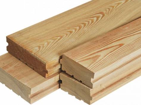 Доска пола лиственница, сосна, террасная доска пола, фотография 1