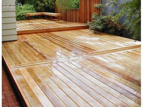 Доска пола лиственница, сосна, террасная доска пола, фотография 4