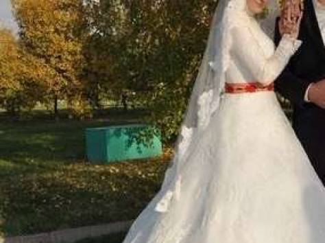 Свадебное шикарное платье, фотография 2