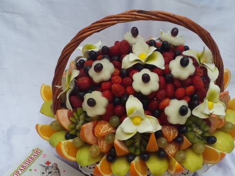 Фруктовый букет. Подарки Алматы. Доставка Алматы, фотография 7