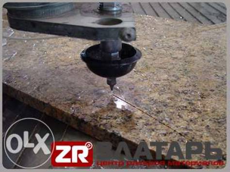 Резка камня на Гидроабразивном станке, фотография 1