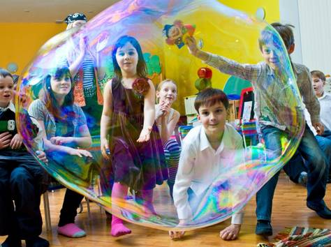 Клоуны Шоу мыльных пузырей, фотография 2