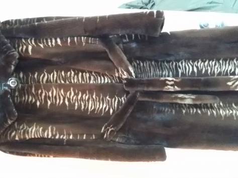 Продам шубу из стриженной норки б/у, фотография 1