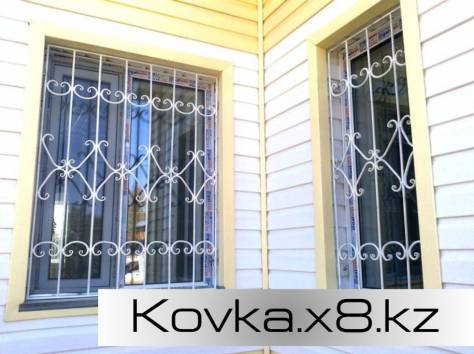 Kovka Решетки на окна в Астане., фотография 4