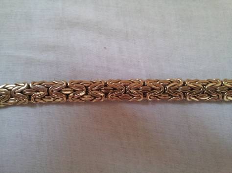 цепь мужская золотая, фотография 1