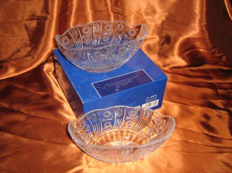 Хрустальная пара (Конфетницы). Производство Финляндия., фотография 1