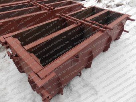 Металлоформа для производства ЖБ фундаментных блоков., фотография 1