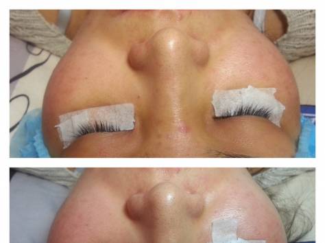 Наращивание ресниц, коррекция бровей, фотография 3