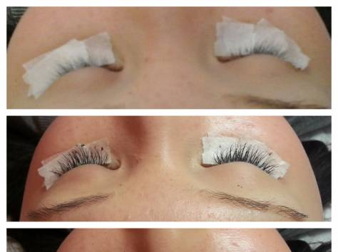 Наращивание ресниц, коррекция бровей, фотография 6