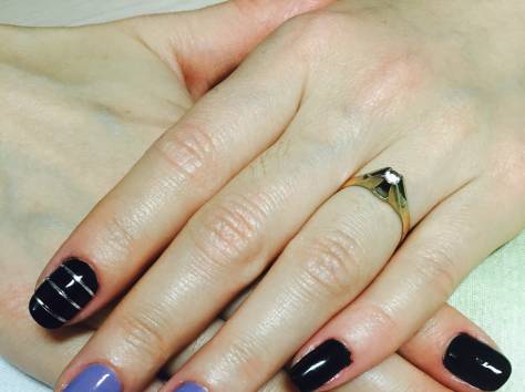 Маникюр+ гелиевое покрытие, фотография 3