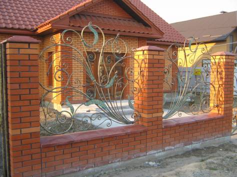 Кованые заборы, фотография 3