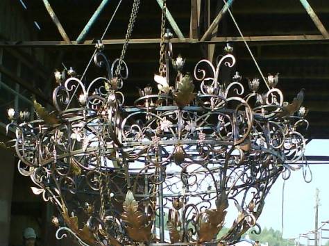 Кованые люстры, фотография 5