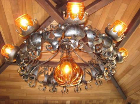 Кованые люстры, фотография 8