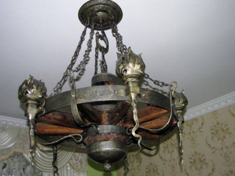Кованые люстры, фотография 9