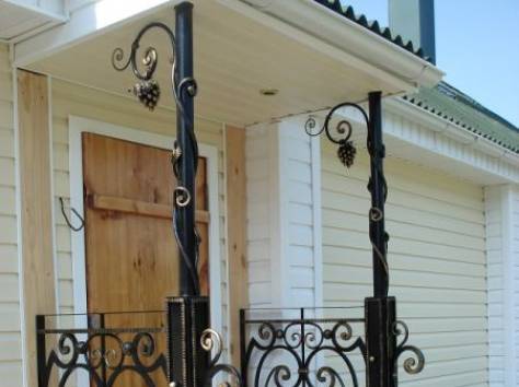 Кованые навесы, козырьки, фотография 1