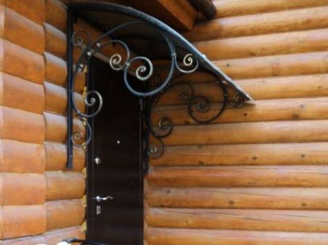 Кованые навесы, козырьки, фотография 8