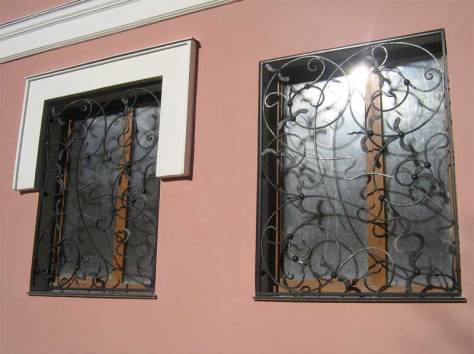 Кованые решетки на окна, фотография 8