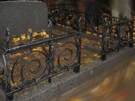 Кованые ритуальные ограды, фотография 3