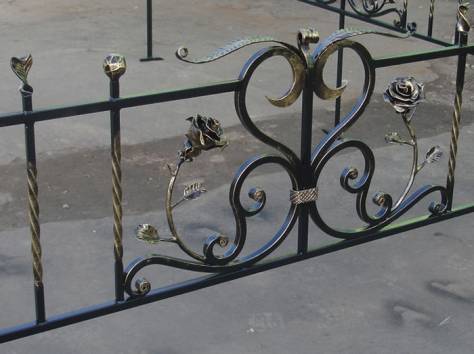 Кованые ритуальные ограды, фотография 6