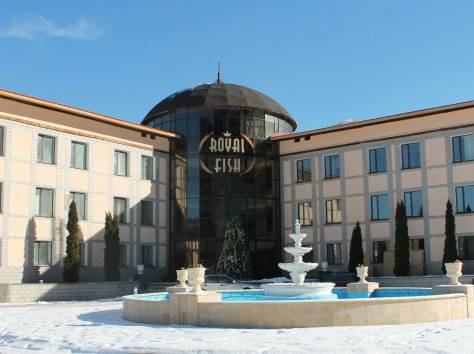 Зона отдыха и гостиница в горах 