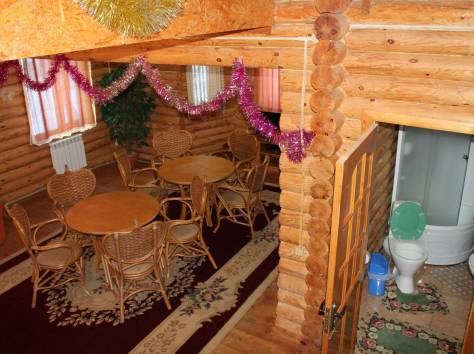 Зона отдыха и гостиница в горах 