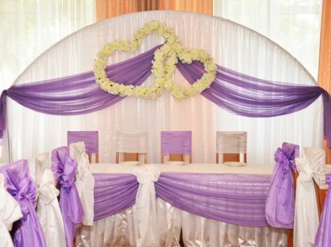 Оформление свадебного стола, фотография 3