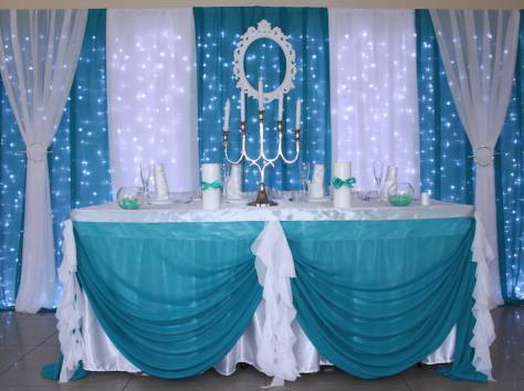 Оформление свадебного стола, фотография 10