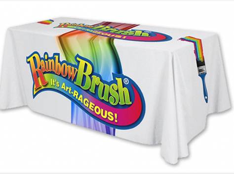 Скатерти для конференций Алматы под заказ (пошив и печать), фотография 5