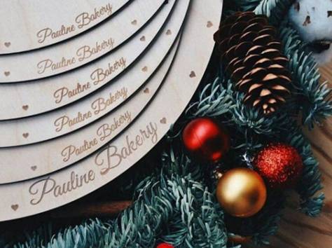 Деревянные подложки под торт и кексы в Астане, фотография 1