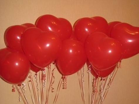Воздушные шары ко Дню Святого Валентина, фотография 1