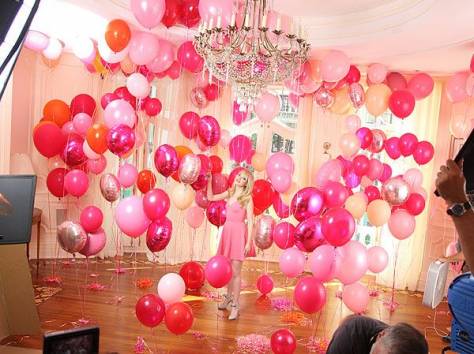 Украшение помещений воздушными шарами, фотография 1